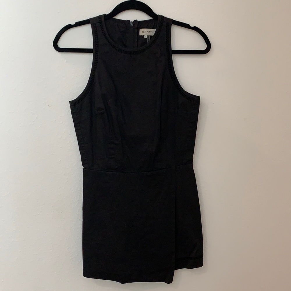 Navy Romper